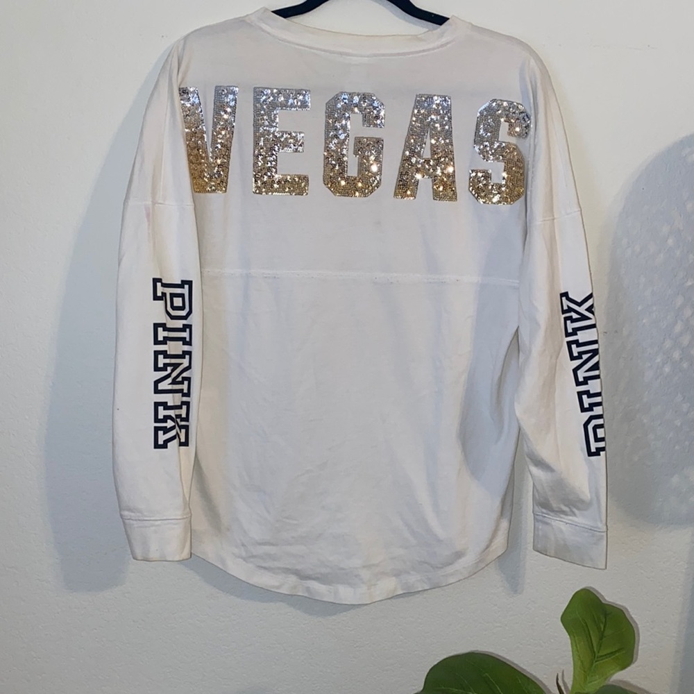 Pink sequins long sleeve